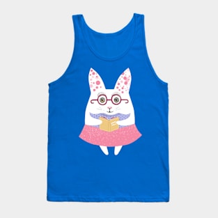 poetry rabbit Tank Top